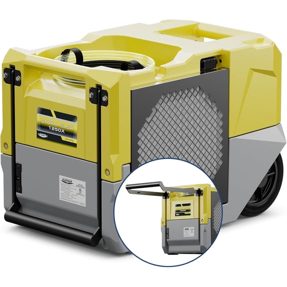ALORAIR  Commercial Dehumidifiers, 264 PPD Performance Industrial Dehumidifier with Pump, Compact, Portable Industrial dehumidifier for Water Damage Restoration, Up to 3000 Sq.Ft ,SLGR Dehumidifiers