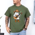 thumbnail image 2 of Cute Ghost Howdy Funny Cowboy Boo Haw Western Halloween Costume T-Shirt, Fullsizes S-5XL Multicolors T-Shirt, 2 of 5