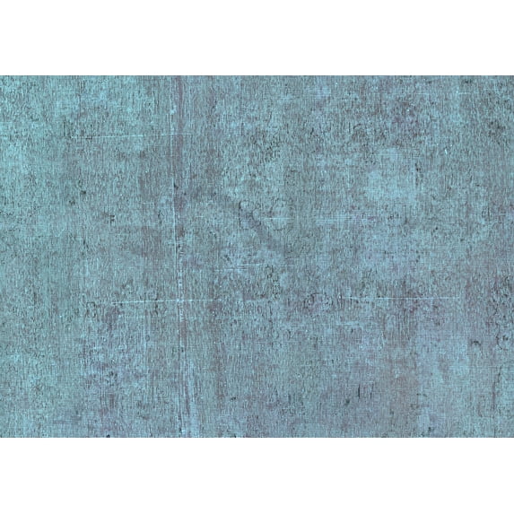 Ahgly Company Indoor Rectangle Abstract Light Blue Modern Area Rugs, 5' x 7'