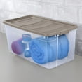 thumbnail image 3 of Sterilite 189L Modular Stackers- Tan, 3 of 4