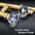 thumbnail image 5 of SKYPLUS LIVING 1 inch Window Curtain Rod with Acrylic Finials Set, Adjustable 72-144 in,Gold, 5 of 9