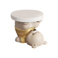 thumbnail image 2 of Table d'Appoint Statue d'Ours Tables de Chevet Table d'Extrémité pour Salon Maison, 2 of 8
