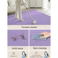 thumbnail image 5 of Minimalist Solid Color Area Rug for Bedroom 2.7x5 Ft Pure Lavender Purple Simple Super Soft fuzzy Throw Rug Non-Slip Fluffy Plush Indoor Floor Carpet for Living Room Nursery Home Decor, 5 of 8