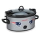 image 0 of Crock-Pot 6 Quart NFL New England Patriots Slow Cooker