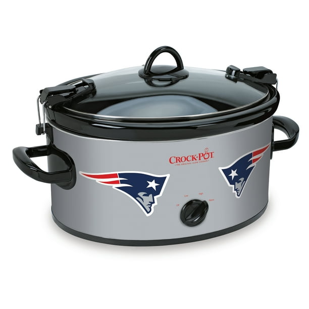 Crock-Pot 6 Quart NFL New England Patriots Slow Cooker
