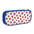 thumbnail image 2 of Vsdgher Hand Drawn Strawberry Print Large Capacity Pencil Case Pouch with Zipper, Portable Aesthetic Big Capacity Pencil Cases Pen Office Travel Stationery Bag, 2 of 8