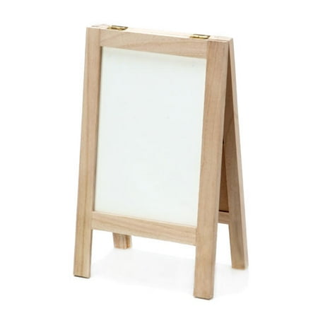 - Frame Easel - Unfinished - Double Sided - 6 x 9.75 inches