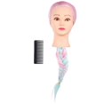 thumbnail image 1 of Tête de Mannequin pour Cheveux Femme Cosmétologie Coiffure Entraînement Pratique Tête de Mannequin, 1 of 5