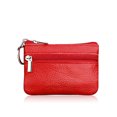 thumbnail image 5 of Monedero mini JAMW de cuero rojo para mujer hombre niño niña, 5 of 5
