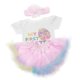 thumbnail image 1 of Ropa uñeca Reborn, Trajes ebé para Niñas de 22 Pulgadas, de Vestir Colorida Y , Camisa Y Traje de Diadema, Aparien Zulema conjunto de falda de muñecas, 1 of 8