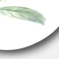 thumbnail image 2 of Designart « Floursack Lemon II » Art Mural Rond en Métal Style Ferme, 2 of 3