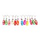 thumbnail image 4 of 12 Uds. Llaveros De Muñecas Rusas Matryoshka De Madera Llaveros De Muñecas Rusas Anidadas Yinane Llavero de gatos, 4 of 8