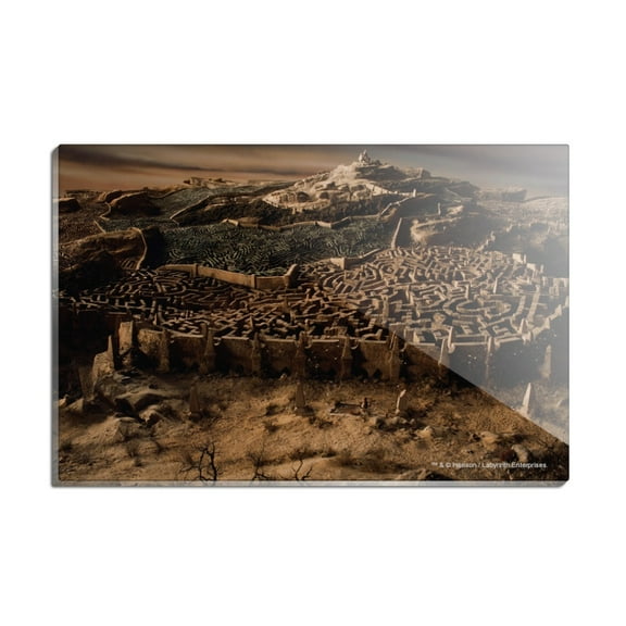 Labyrinth Hedge Maze Goblin City Rectangle Acrylic Fridge Refrigerator Magnet