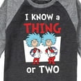 thumbnail image 3 of Dr. Seuss - I Know A Thing Or Two - Youth Raglan Graphic T-Shirt, 3 of 7