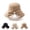 Khaki, variant on Women's Bowknot Wide Brim Sun Protective Hat, UPF 50+ Wide Brim Foldable Sun Hat for Beach Travel, Lightweight Adjustable Summer Cap
