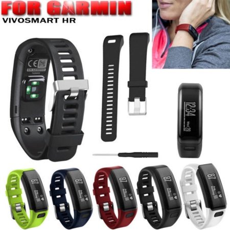 New Fashion Replacement Soft Silicone Band Strap Bracelet For Garmin Vivosmart HR Watch