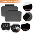 thumbnail image 2 of 12 pieces - Labels - basket labels with clip - removable storage rack labels - chalkboard label - label holders - clip-on labels - shelf labels - PVC label - reusable - for bins, baskets, boxes - 9*7, 2 of 6