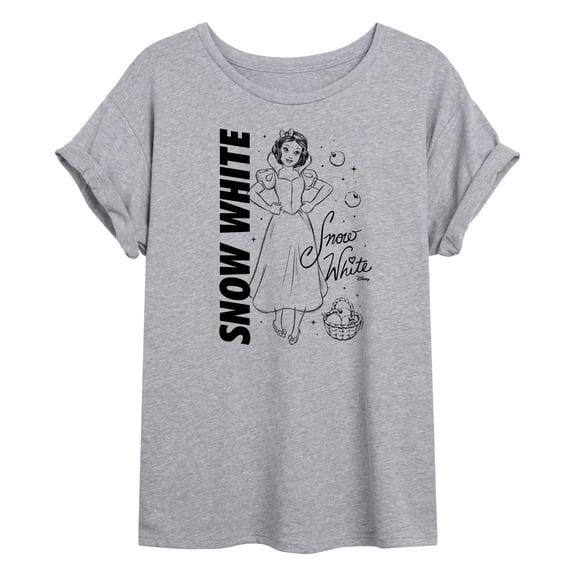 Disney - Autograph Snow White Oversized Graphic T-Shirt