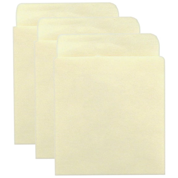 Hygloss Bright Sticky Back Library Pockets, Manila, 40 count