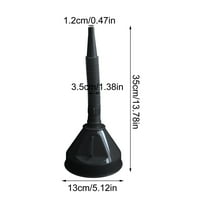 Multifunctional Car Oil Filling Funnel with Strainer & Hose | Leak-Proof Wide Mouth Design for Oil Change | Includes Flexible Attachment & Complete Tool Kit for Easy Filtering