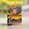 thumbnail image 4 of Card Metal Pokémon Letters Mewtwo Gx Pikachu Charizard Vmax Genga Arceus Golden Iron Playing Cards Anime Games Kids Toys, 4 of 5