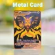 thumbnail image 4 of Card Metal Pokémon Letters Mewtwo Gx Pikachu Charizard Vmax Genga Arceus Golden Iron Playing Cards Anime Games Kids Toys, 4 of 5