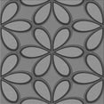thumbnail image 1 of Ahgly Company Tapis d'Intérieur Lavable en Machine Carré Gris Transitionnel, 7 Pieds Carré, 1 of 7