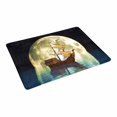 thumbnail image 2 of MKHERT Old Sailing Pirate Ship on Ocean with Full Moon Doormat Rug Home Decor Floor Mat Bath Mat 23.6x15.7 inch, 2 of 3