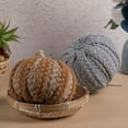 thumbnail image 5 of JINGT Thanksgiving Simulated Pumpkin Decoration Knitting Halloween Pumpkin Decoration C, 5 of 8