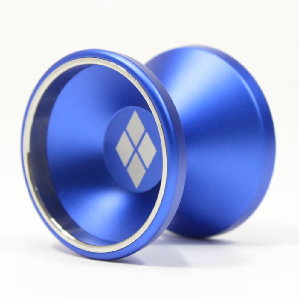 Sengoku Shingen Yo-Yo - Bi-Metal YoYo - 7175 Aluminum with Stainless Steel Rings (Blue)