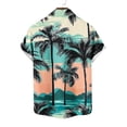 thumbnail image 6 of Titcea Hawaiian Shirt for Men Button Down Short Sleeve Tropical Floral Printed Summer Casual Beach Vacation Shirts Soft and Breathable, S-5XL, 6 of 6