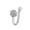 L, variant on Nose Jewelry U Shaped Fake Nose Ring Crystal Studded Butterfly Nose Nail No Hole Nose Clip Piercing Jewelry