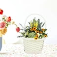 thumbnail image 2 of BRIGHTFUFU 5 unids de estilo pastoral Cestas de ratán de plástico Cestas de flores pequeñas Cestas de recogida de frutas, 2 of 7