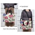 thumbnail image 6 of Laptop Bag Laptop Briefcase 15.7 x 3 x 11.8 Inches Laptop Bag Briefcases Laptop Storage Travel Laptop Bag Work Laptop Bag Pink Oil Painting Rose, 6 of 8