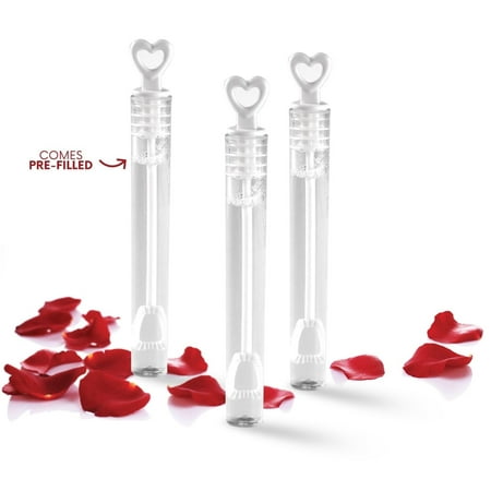 40 Pack Mini Heart Bubble Wands Great Wand Bubbles Party Favors For Weddings