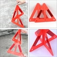 thumbnail image 3 of 2 Ensembles Kit de Sécurité Routière Réfléchissant Triangle en Plastique Panneau d'Avertissement Routier Utile, 3 of 8