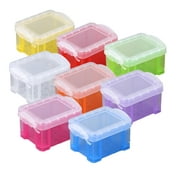 solacol Plastic Photo Storage Box Foldable Storage Box Car Home Large Car  Back-Up Household Toys Plastic Finishing Box Clothing Storage Box