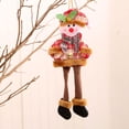 thumbnail image 3 of Bearachild Muñeco de Navidad, tela de pierna larga, colgante de Navidad, decoración para interiores y exteriores, chimenea de pared, atmósferas, adorno Kits de decoración para fiestas tipo 4 Bearachild HA069748-04, 3 of 6