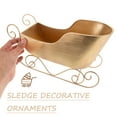 thumbnail image 3 of OULII desktop sleigh model miniature sled decor Iron 1Set for Home Users, 3 of 4
