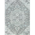 thumbnail image 2 of Rugs America Emali EA65A Arctic Blue Vintage Farmhouse Gray Area Rug, 5'x7', 2 of 5