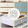 thumbnail image 5 of 4 Pieces Set Drawer Pulls Handle Square Wardrobe Cabinet Knobs with Stainless Steel Screws Furniture Kitchen Decor, 5 of 5