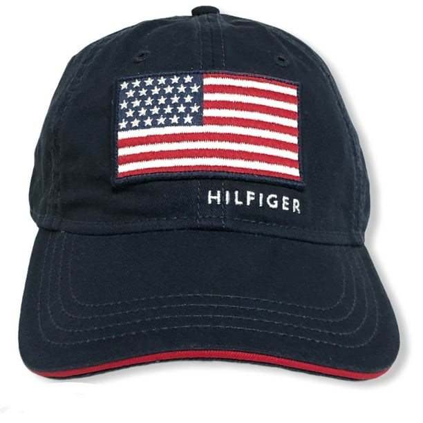 Tommy Hilfiger Baseball Cap Hat USA Flag Navy