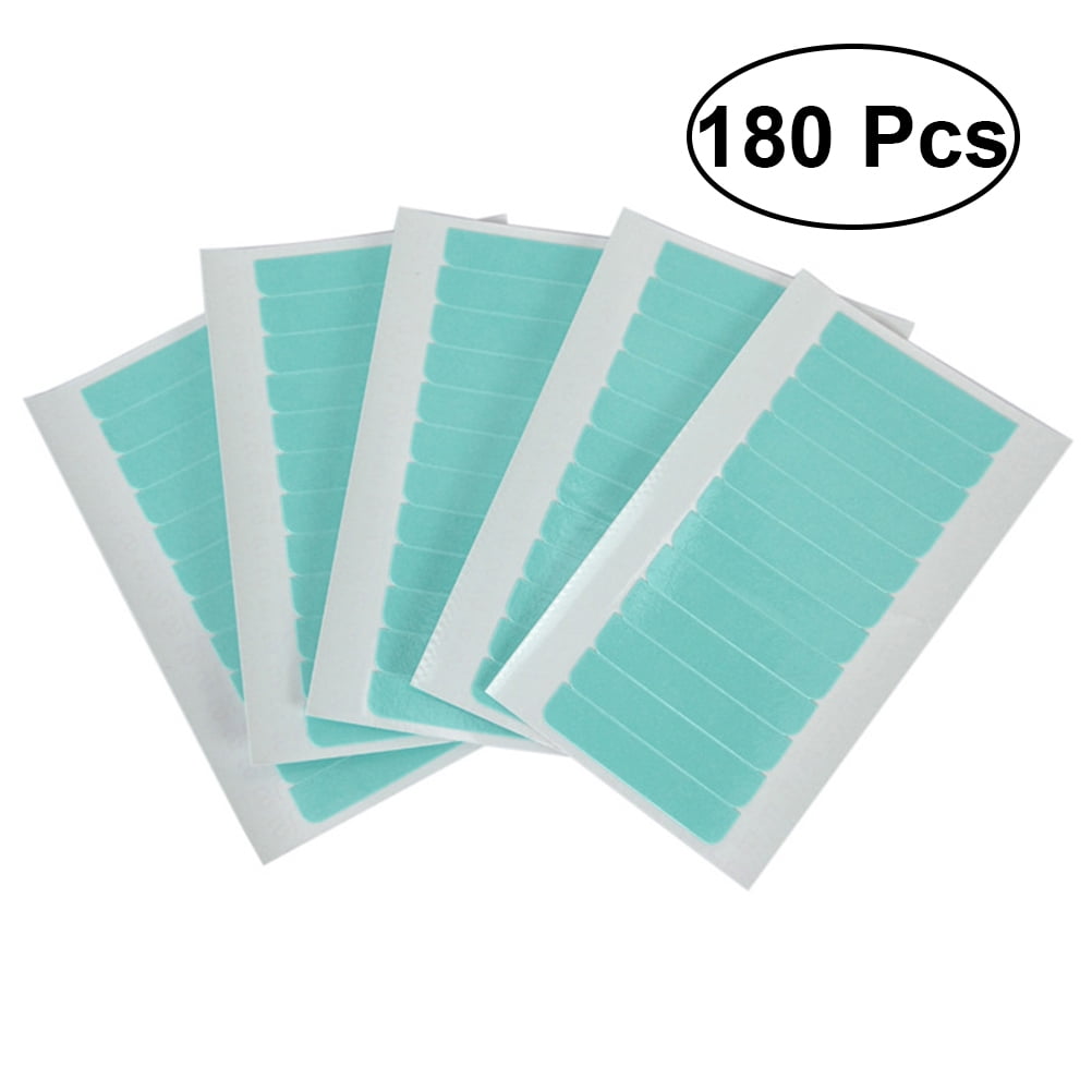 180pcs PU Invisible Seamless Hair Extension Tape Tabs Double Sided Extension Tapes for Replacement