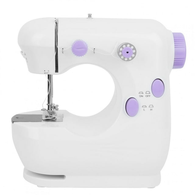 Haofy Mini Machine à Coudre, Machine à Coudre de Table, Ourlets Bricolage pour Amateurs Débutants Couture
