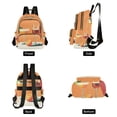 thumbnail image 4 of FORMRS Mini Backpack Purse for Women Quilted Travel Daypack Casual Shoulder Bag, Orange Glasses, 4 of 7
