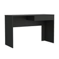 thumbnail image 2 of Black Computer Desk - Harrisburg, 47" Wide, Wengue Finish, Particle Board, Office/Home Desk, 1-Drawer, Modern Design, Easy Assembly, Colombia., 2 of 7