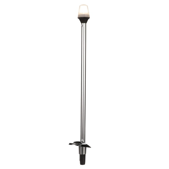 Boat Stowaway Light Attwood 7100A7, mástil de 24 pulgadas y 2 millas