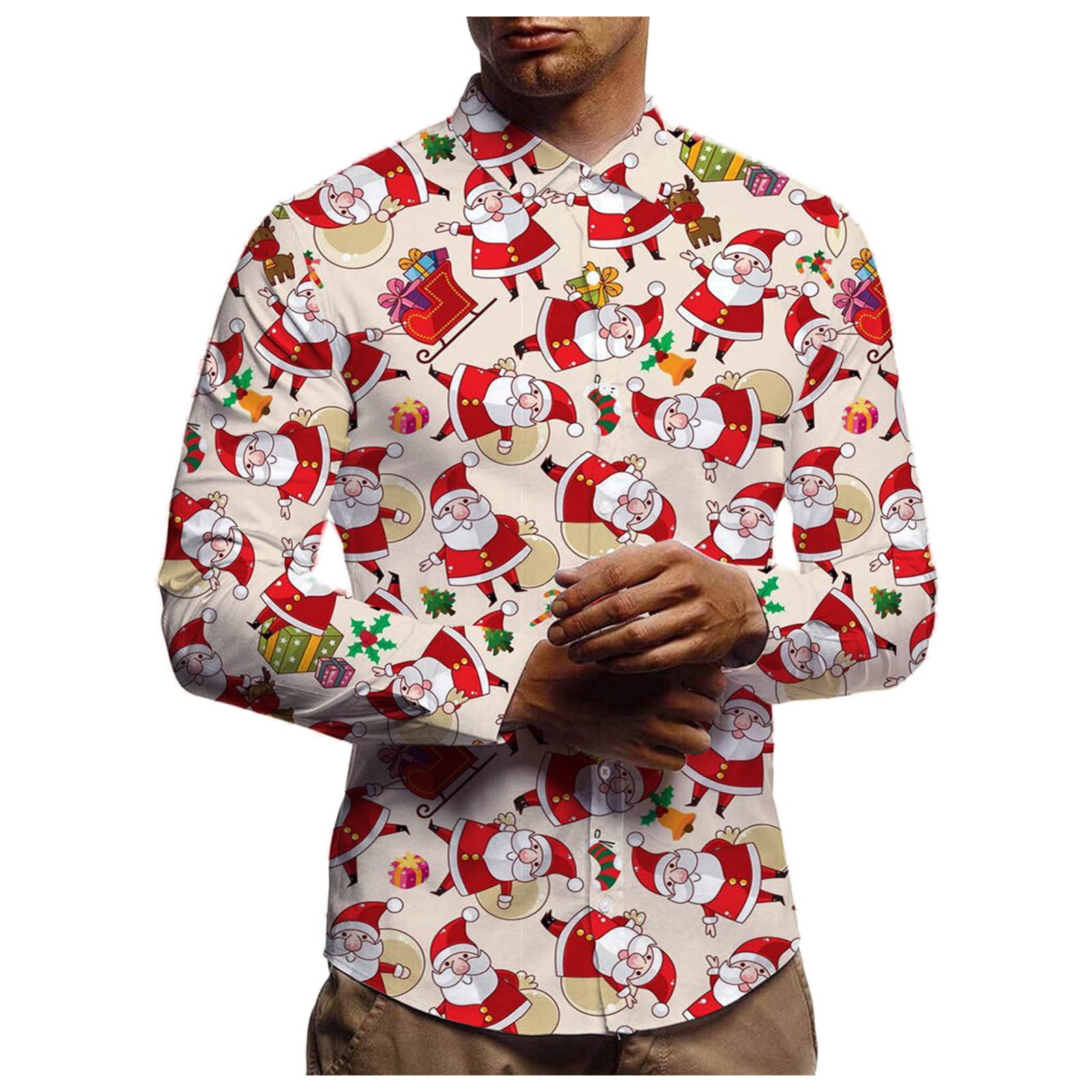 Autumn Winter Casual Christmas Printed 