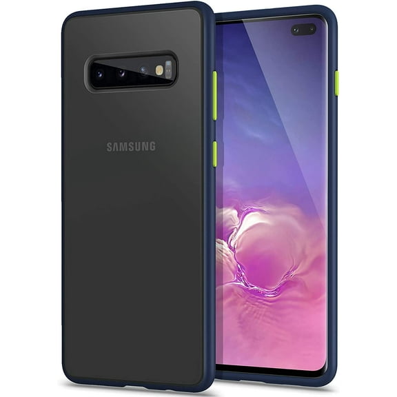 Case for Samsung Galaxy S10e Thin Shockproof Phone Case PC Back TPU Bumper [Protect from Fingerprint/Shock/Scratch/Slip] Translucent Matte Phone Cover for Samsung Galaxy S10e-Blue