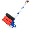 thumbnail image 3 of Ktaxon Portable Aluminum Hand Truck, Foldable Dolly Luggage Trolley Cart, for Home, Auto, Office, Travel Use, 165lbs Capacity, Blue, 3 of 11
